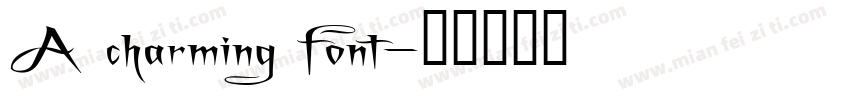 A charming font字体转换
